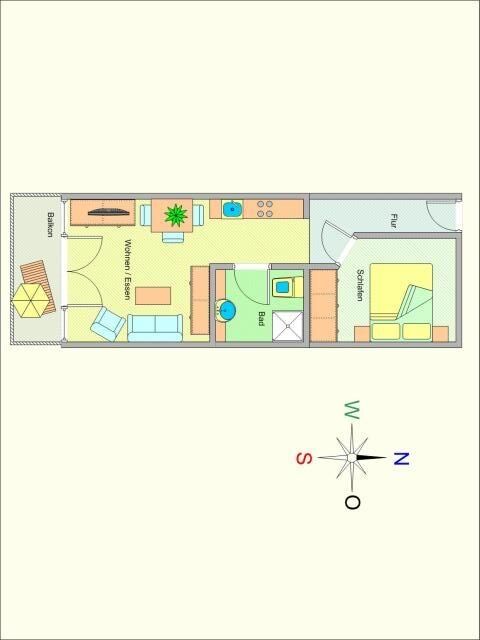 Grundriss Haus Meeresblick WM110