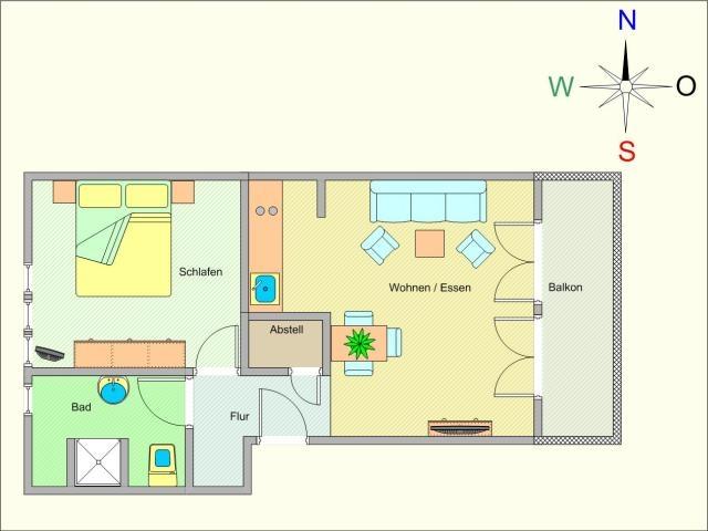 Grundriss Unter den Kolonnaden 12
