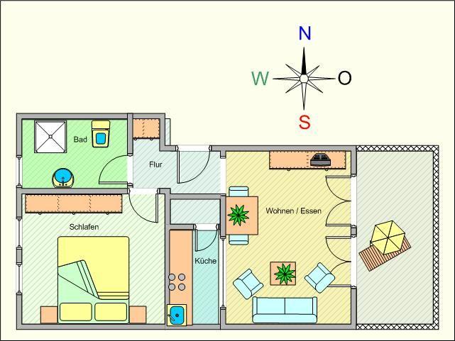 Grundriss Unter den Kolonnaden 13