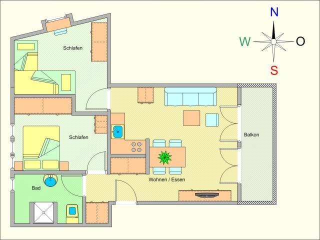 Grundriss Unter den Kolonnaden 14