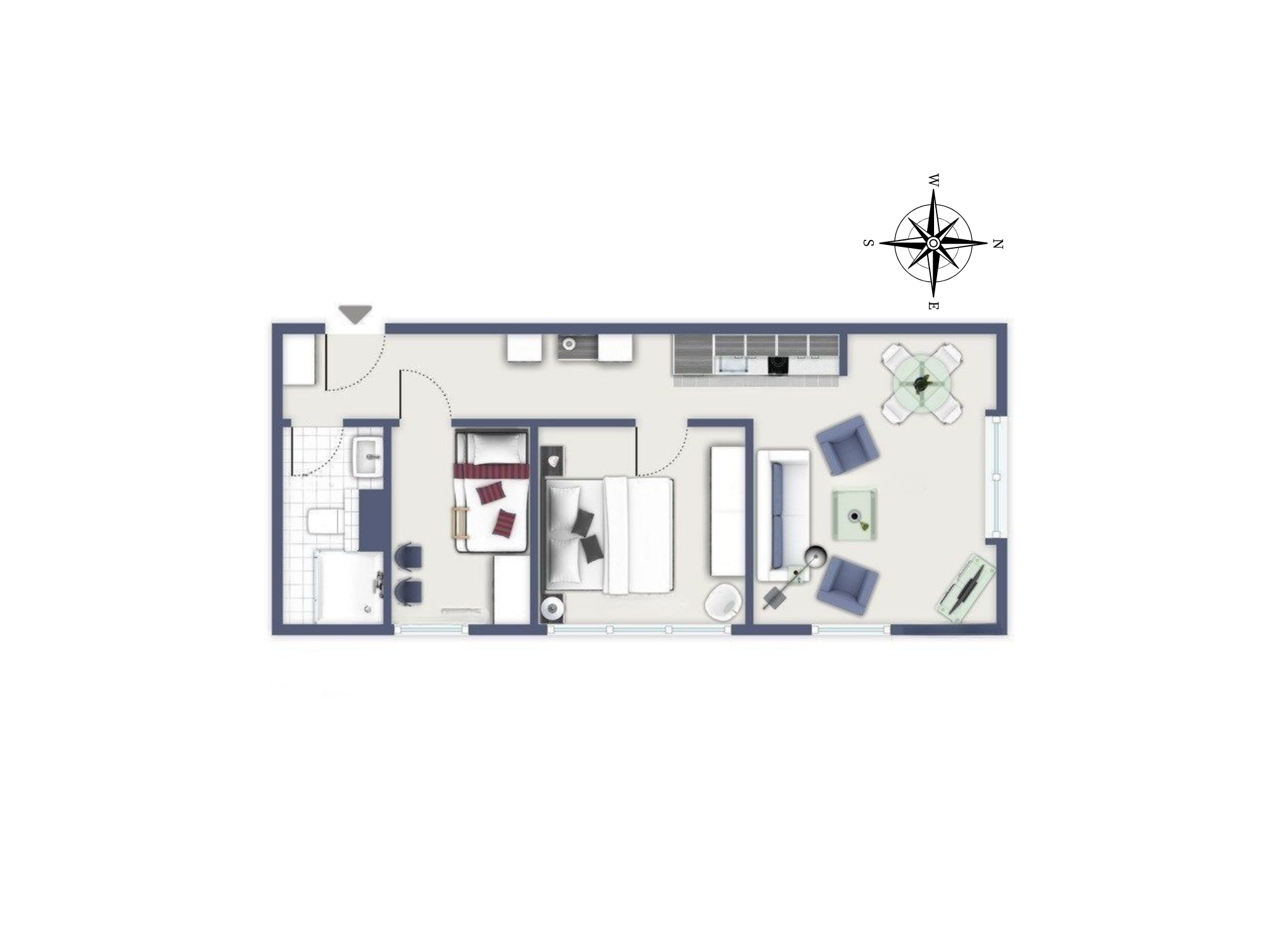 Grundriss Haus Meeresblick WM422
