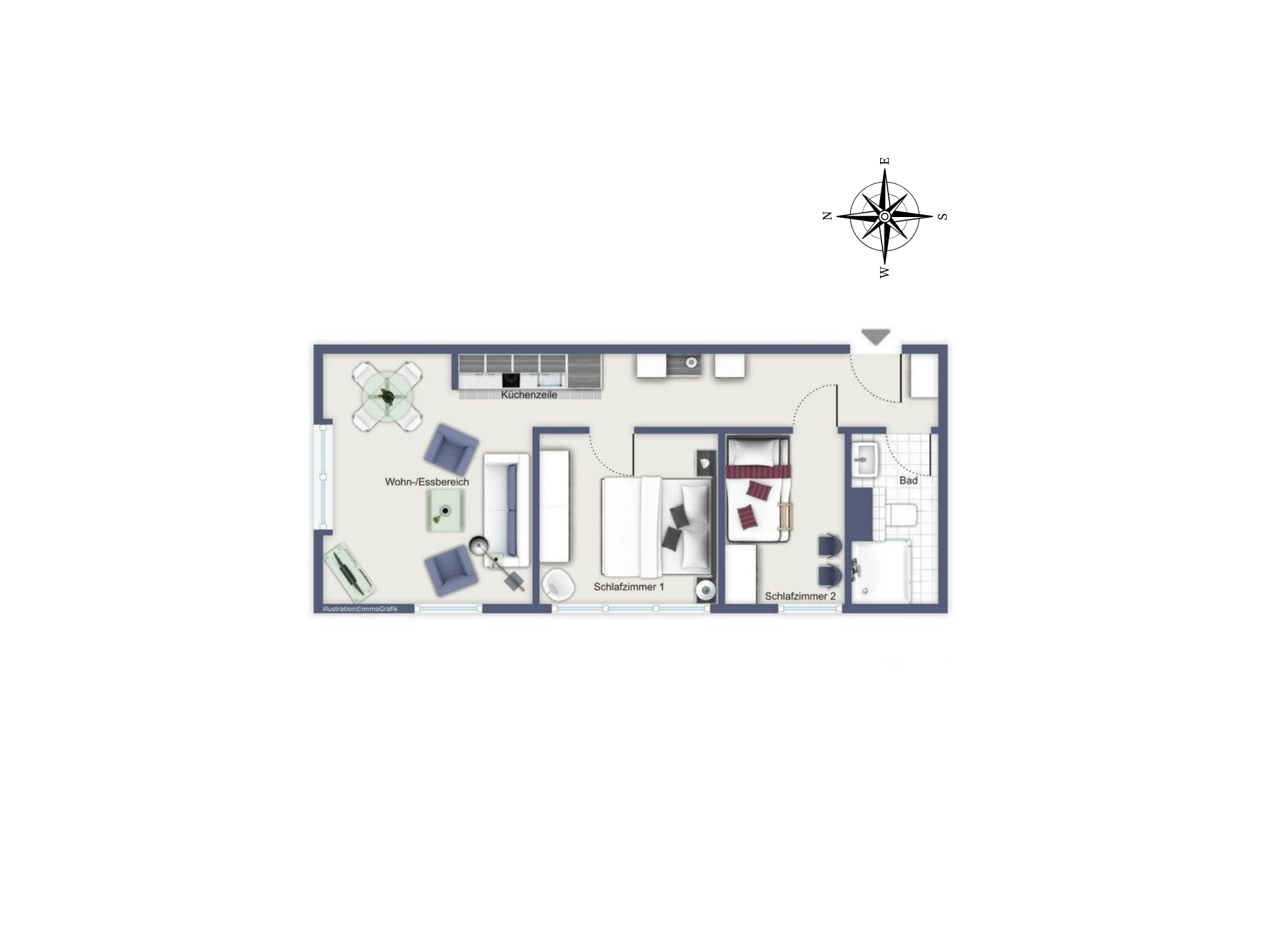 Grundriss Haus Meeresblick WM416